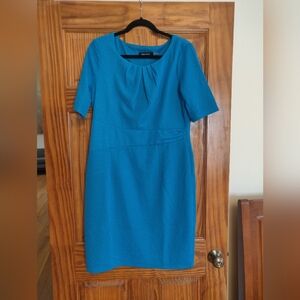 Ellen Tracy Teal Elegant Dress